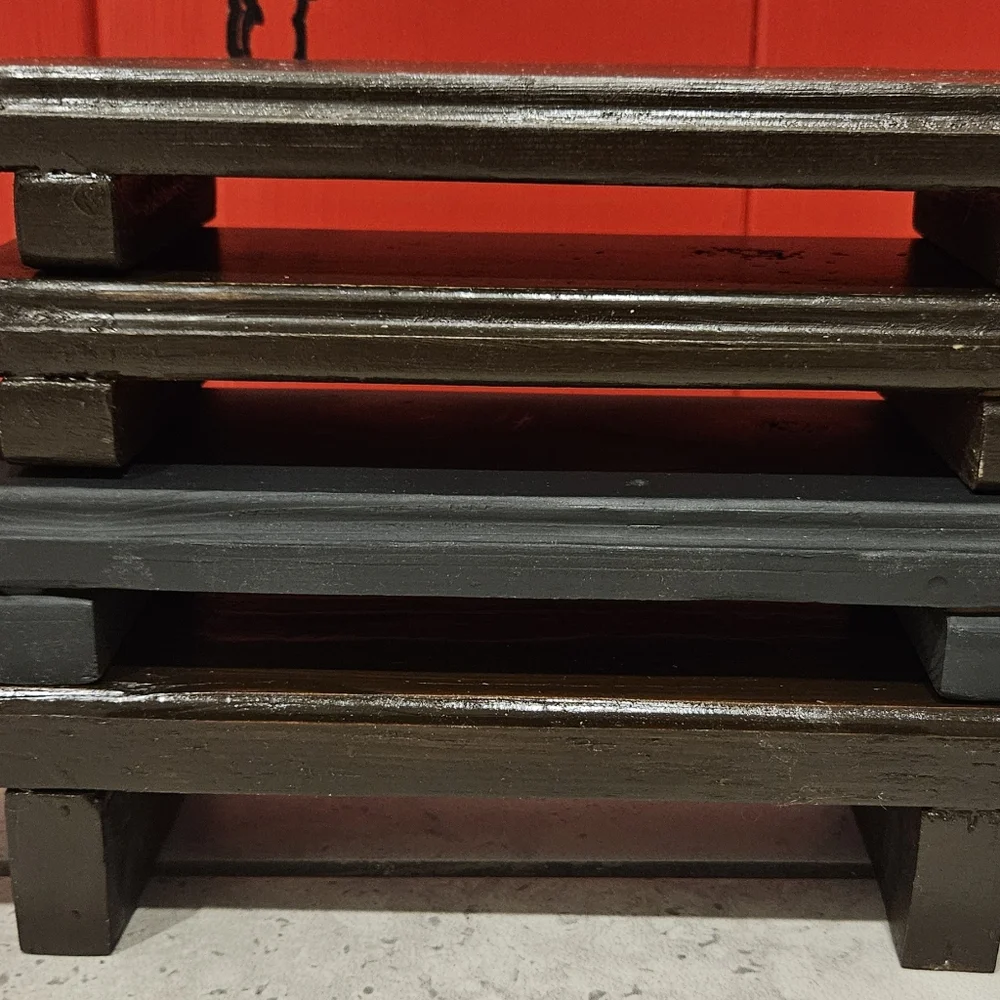 Hand Made! Rustic Wood Tray | Rectangular Decorative Tray | Wood Riser
